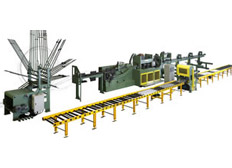Ligne de production de platelages acier 