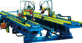 Ligne de soudage automatique pour poutres H ondulées JBH